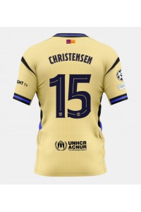 Barcelona Andreas Christensen #15 Voetbaltruitje Uit tenue 2025-26 Korte Mouw